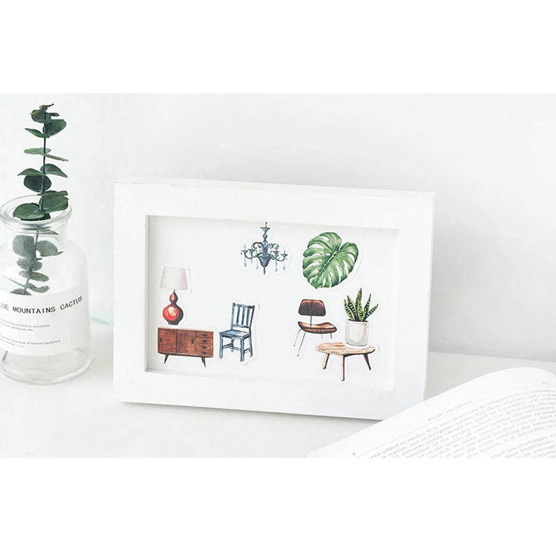 46 шт./упак. культивированный Противоударная заданяя хороший день этикетка