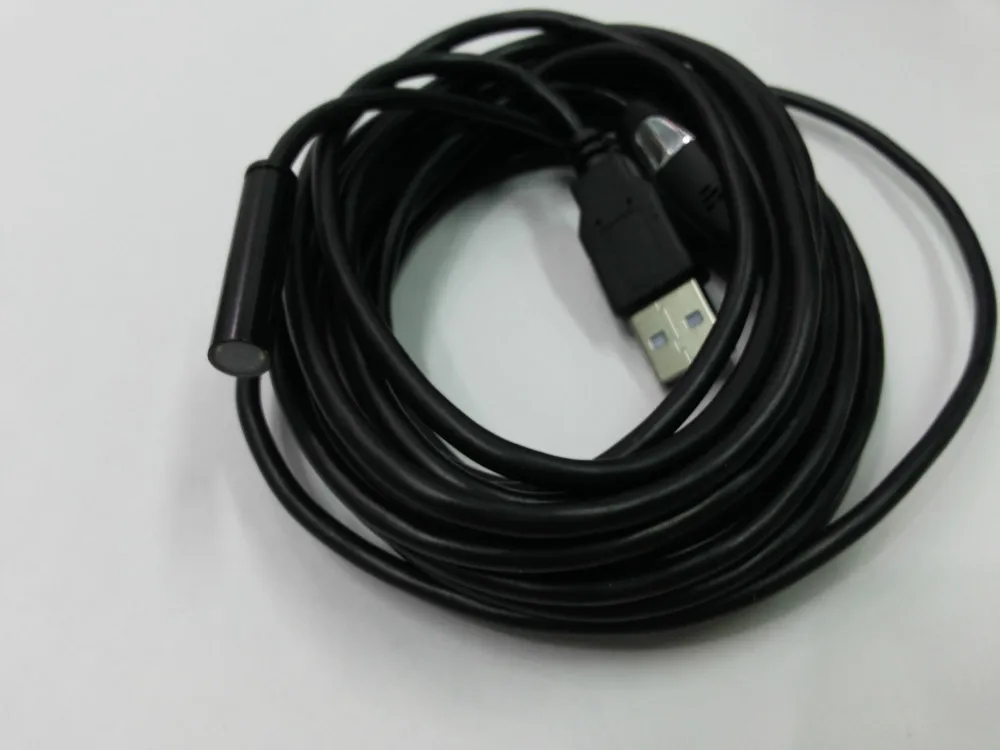 Водонепроницаемая камера-эндоскоп USB 2 м/5 м 7 мм IP66 CMOS бороскоп | Безопасность и