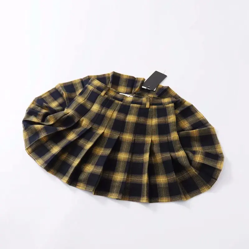 GOPLUS High Waist Pleated Mini Plaid Skirt 2018 Autumn Winter Preppy School Uniform Skirts Womens Cute Short Saia Faldas | Женская