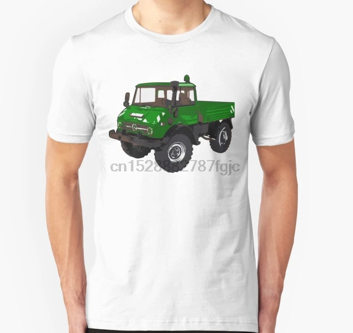 Мужская футболка с коротким рукавом Unimog зеленая унисекс женская