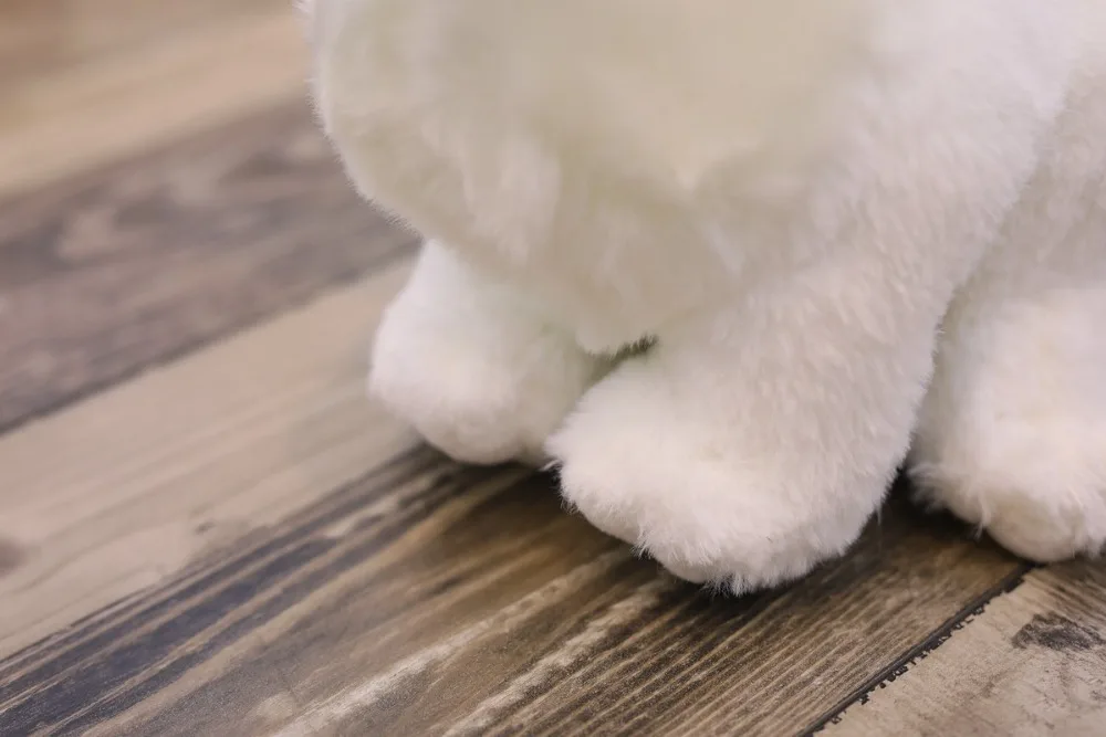 Дропшиппинг новое поступление Реалистичные peluches Супер Мягкий Кролик чучело Кролик плюшевая игрушка талисман плюшевая кукла для детей