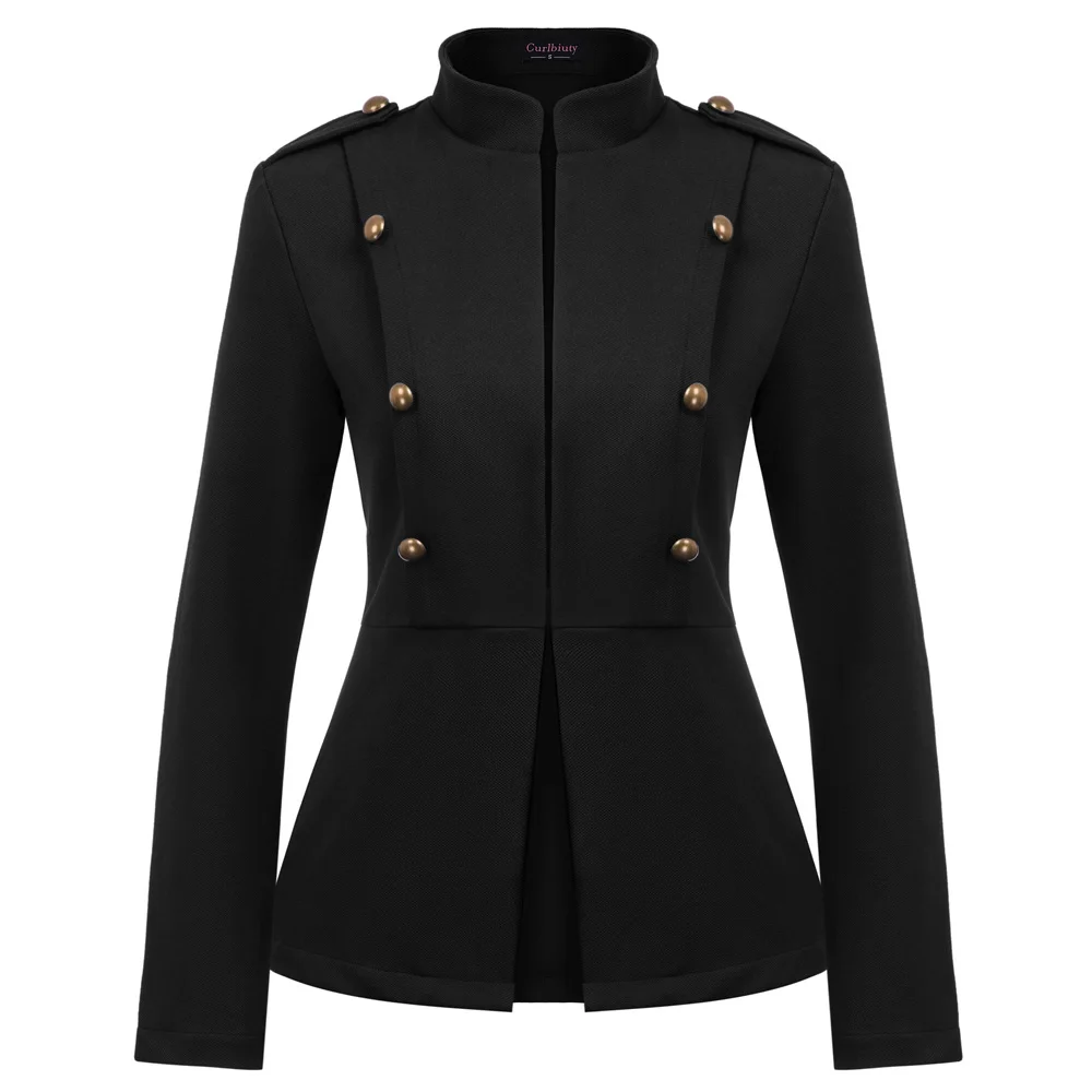 Пальто женское с длинным рукавом и воротником|Женские куртки| |