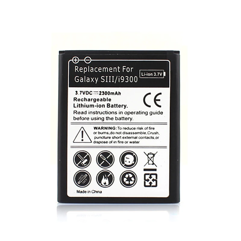 Аккумулятор для мобильного телефона Samsung Galaxy S3 S 3 i9300 L710 i747 i535 R530 2300