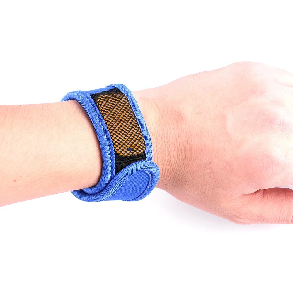 1pc blue Красочный открытый анти москитный жук браслет с репеллентом от комаров запястье браслет нетоксичный насекомых Репеллент для взрослых и детей - Цвет: 1pc blue