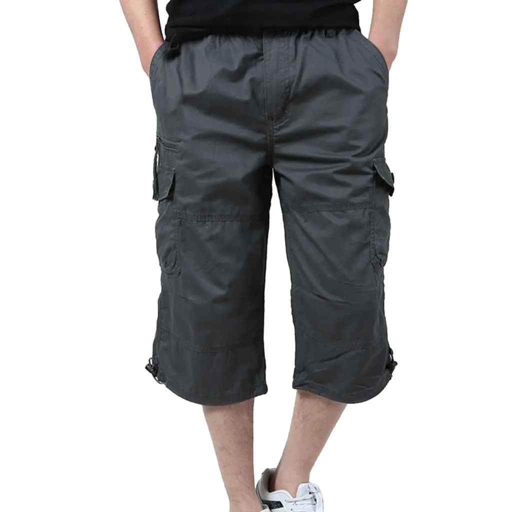Мужские шорты с несколькими карманами летние короткие мешковатые мужские