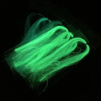 6packluminous tinsel twisted fly fishingtying crystal flash hook lure trout bass fly fishing tying material sabaki rig bait