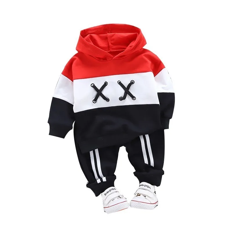 

Spring Autumn Children Cotton Clothing Suit Baby Boys Girls Clothes Kids Sport Hoodies Pants 2Pcs/Sets Fahion Toddler Tracksuits