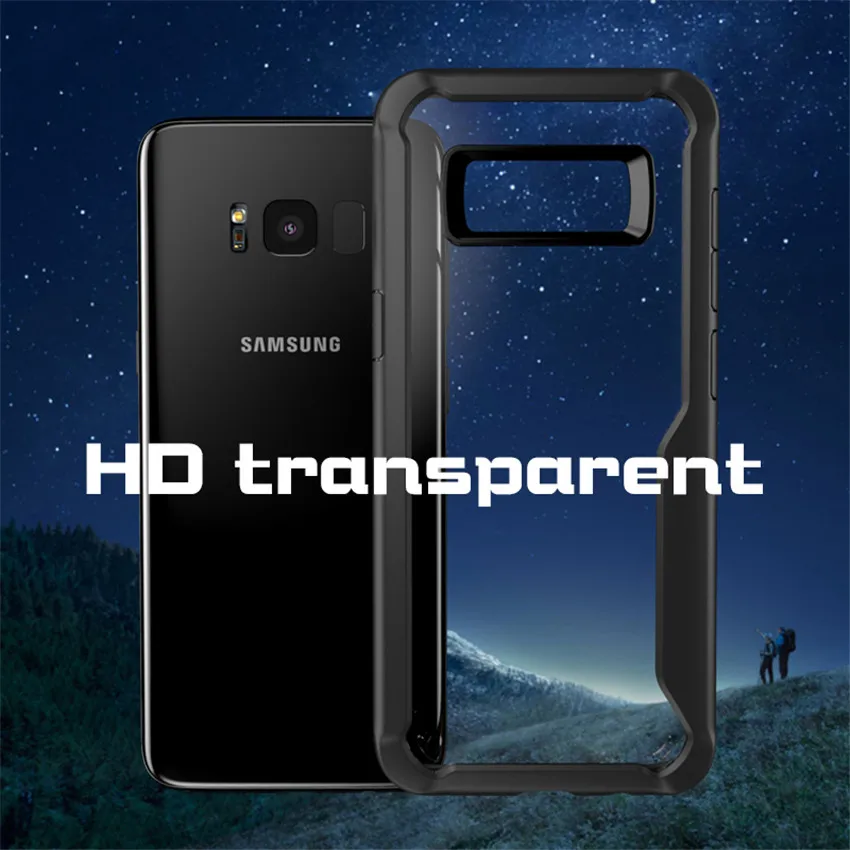 TCICPC For Samsung Galaxy S8 Case Cover Plus TPU Soft Frame Acrylic Hard Back Phone |