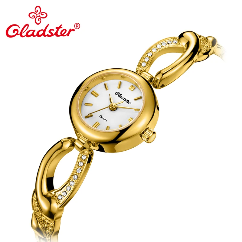Модный роскошный браслет Gladster ювелирные изделия женские часы японский механизм