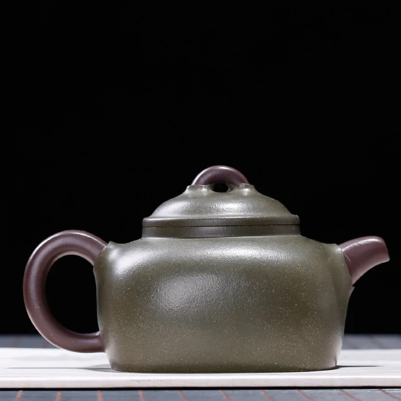 Yixing фиолетовый песок Teaware руды черный зеленый грязи гекси гуогонг Ван Zhenxue мастер ручной работы чайник одна