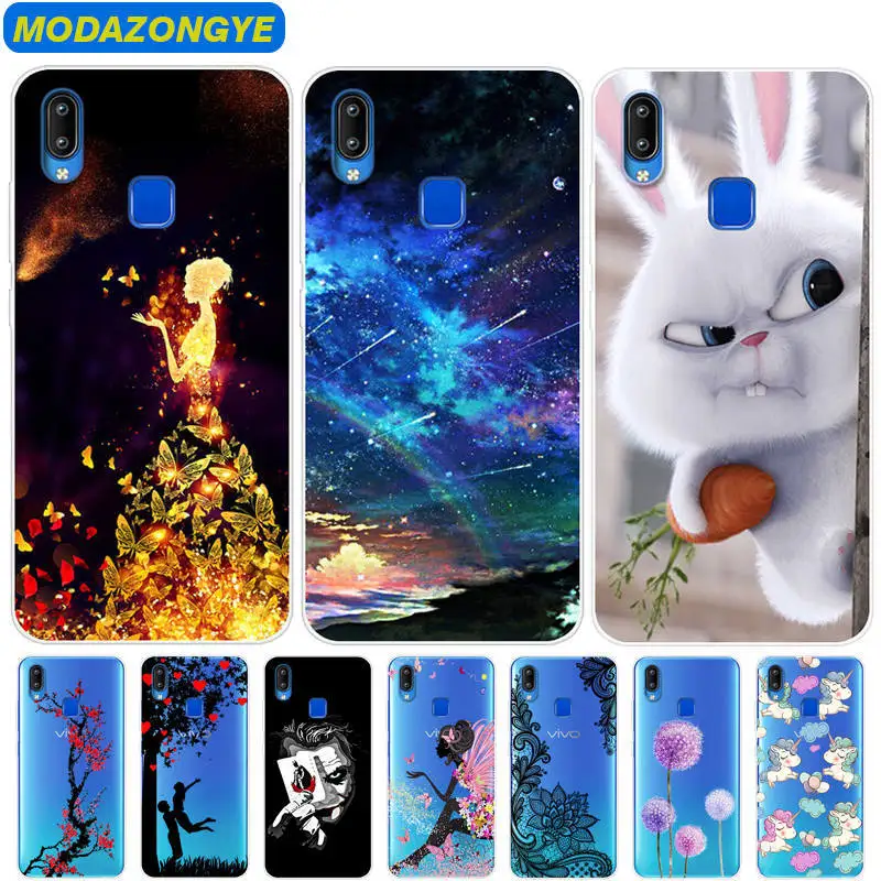 Vivo Y93 lite чехол Vivo Y93 lite чехол силиконовый мягкий ТПУ чехол для телефона Vivo Y93 lite Y 93 VivoY93 lite чехол 6,22 дюйма