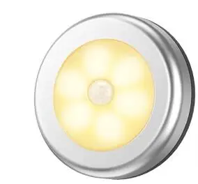 1pcs warm white PIR датчик движения под шкаф светильник Авто умная Ночная лампа лампада светодиодные лампы для дома спальня шкаф кухонный шкаф светильник - Цвет: 1pcs warm white