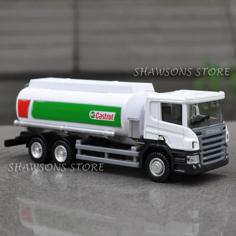 1:64 масштаб литой игрушечные модели автомобилей Scania серии P танкер нефти грузовик