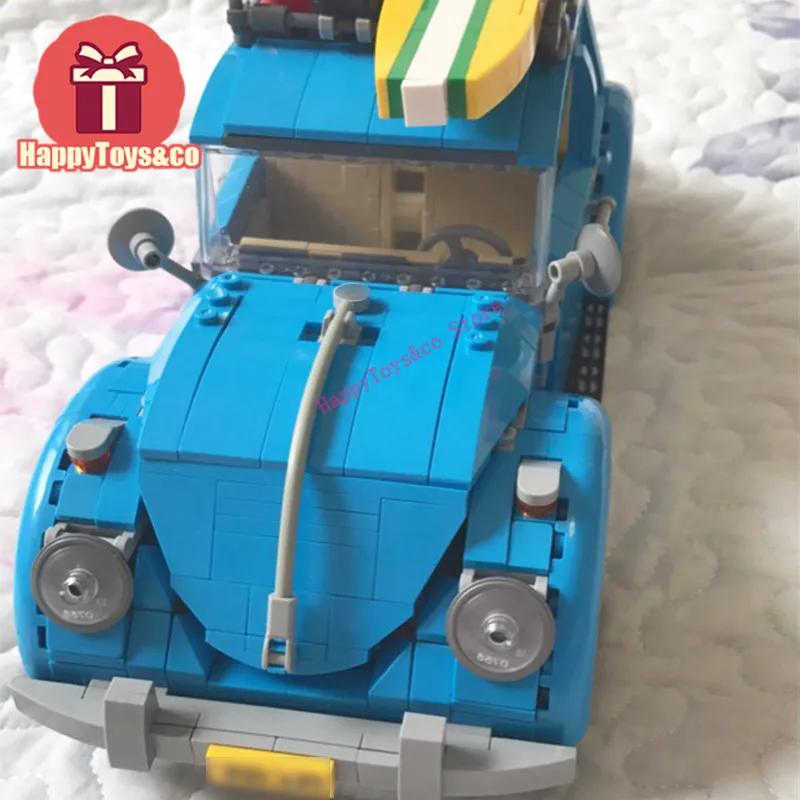 Legoing техника серии 10252 1193 шт. Blue beach поездки автомобиля игрушки для Детский подарок