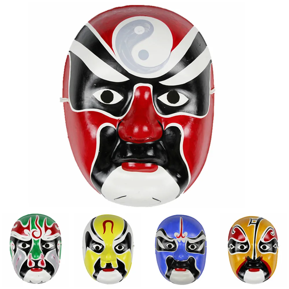 Маска Пекинской оперы для взрослых и детей на Хеллоуин маска лица в стиле