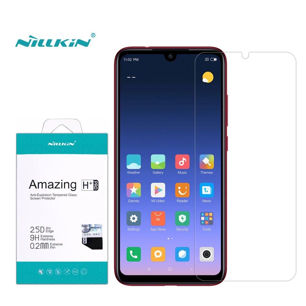 Закаленное стекло для Xiaomi Redmi Note 7S Nillkin Amazing H + Pro Защита экрана 7 PRO 2.5D|note 5 tempered