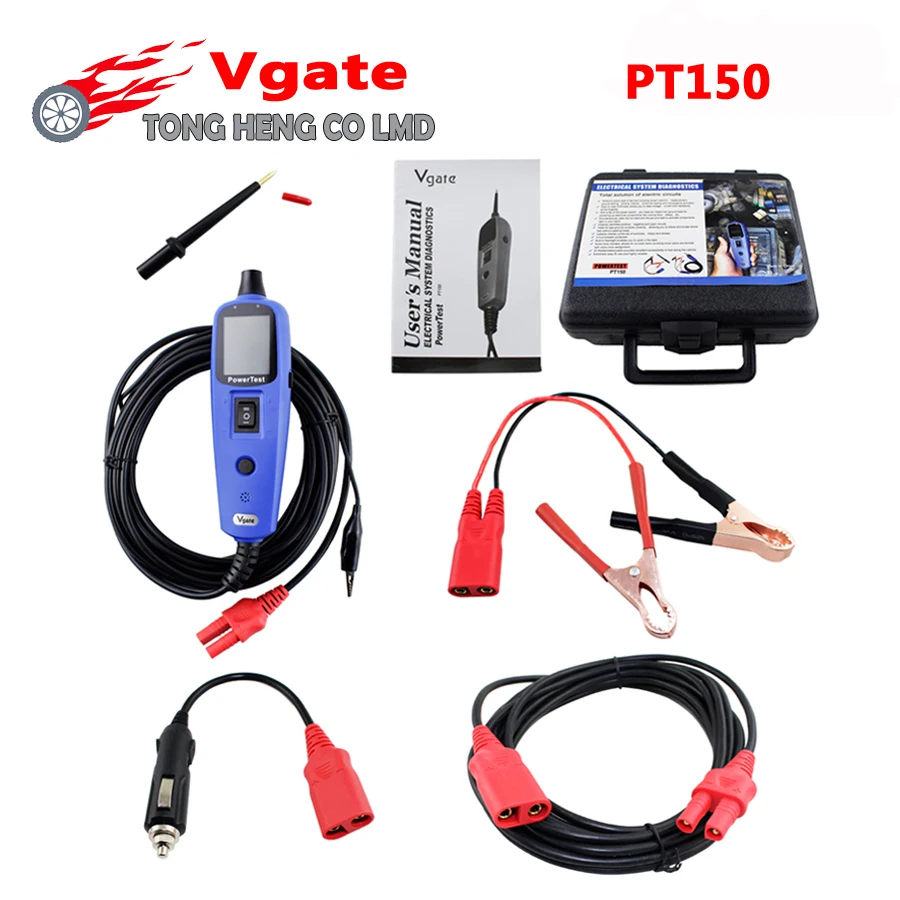 Оригинальный Vgate PT150 электрические Системы диагностический тестер цепи