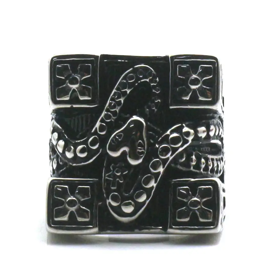 316L Stainle Steel Punk Gothic Snake Cool Ring | Украшения и аксессуары