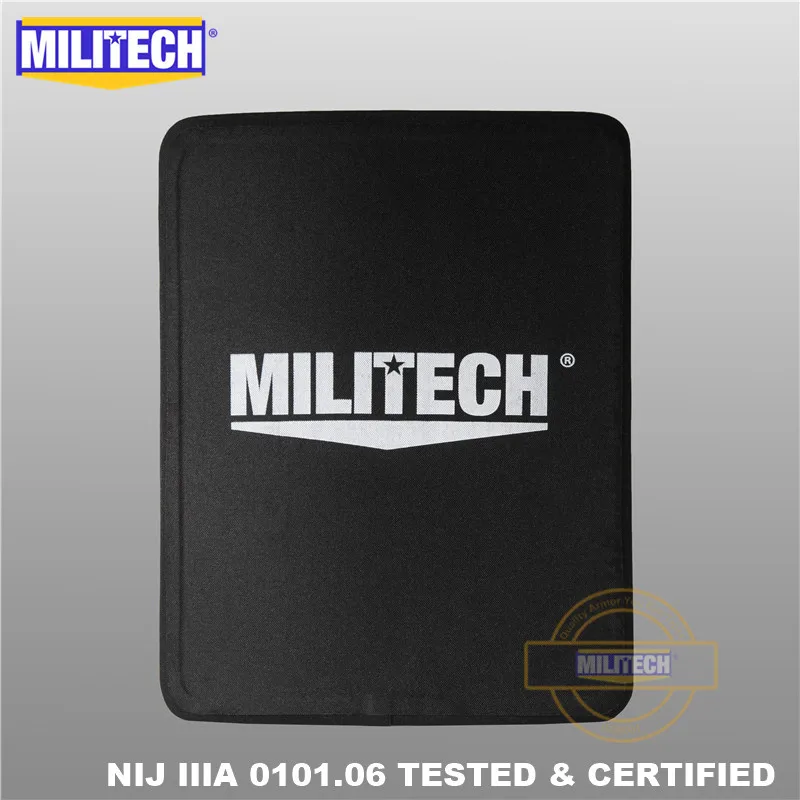 MILITECH 280 мм * 350 NIJ IIIA ультра светильник вес HDPE пуленепробиваемый баллистический