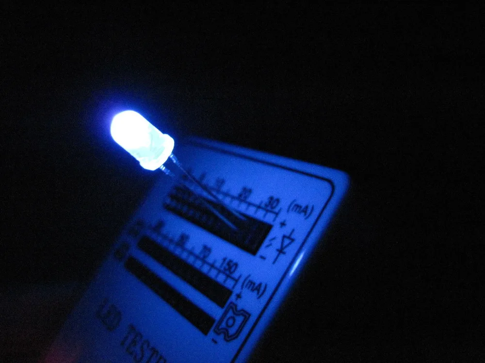 5 мм Ultra Bright Круглый voilet UV светодиод 365nm LED УФ ММ ультрафиолетовый | Лампы и