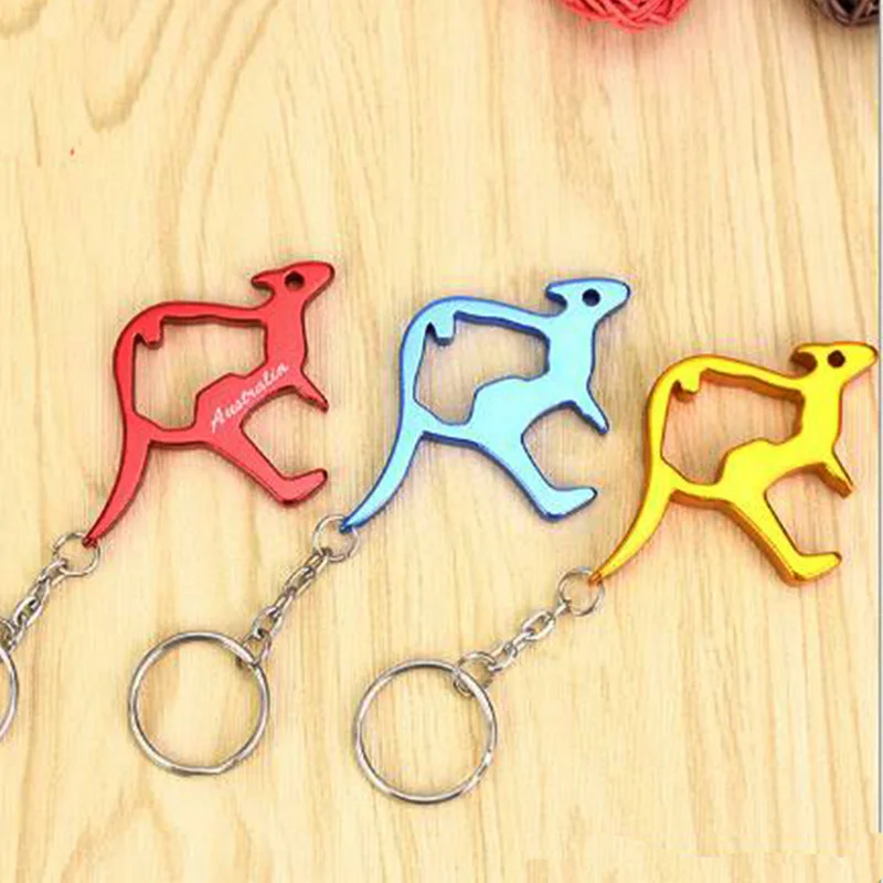 Factory Directly Sale 240Pcs Kangaroo Bottle Opener Aluminum Alloy Can with Keychain- Free Shipping | Украшения и аксессуары