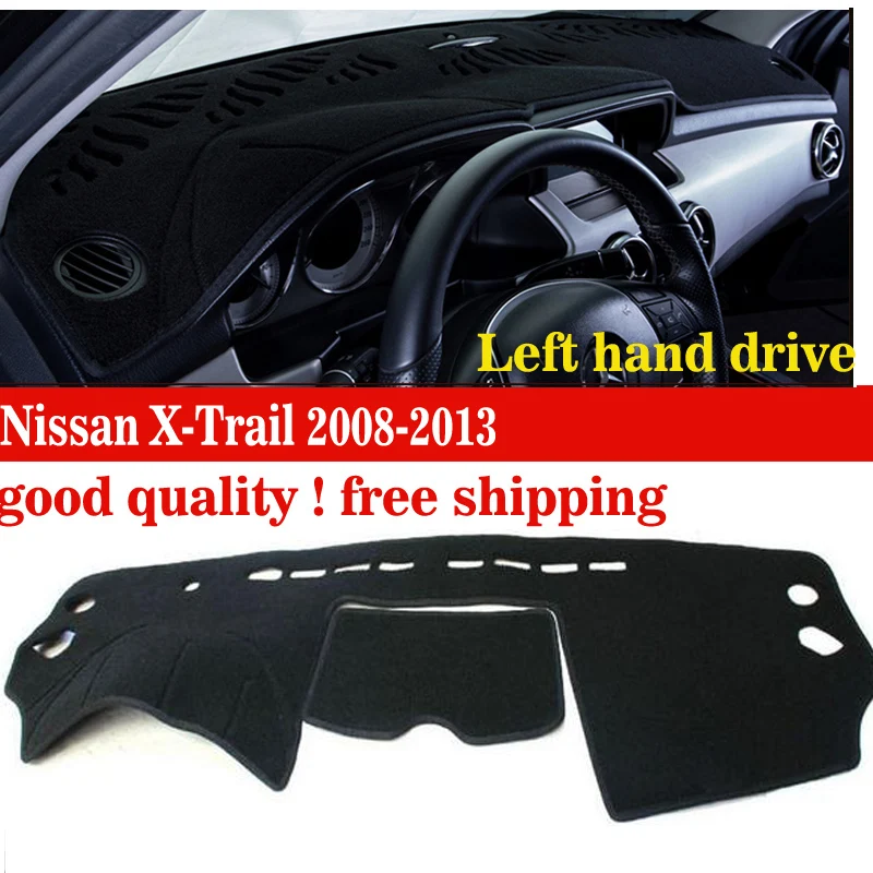 

Car dashboard Avoid light pad Instrument platform desk cover Mats Carpets For Nissan X-Trail 2008-2013 Auto accessories