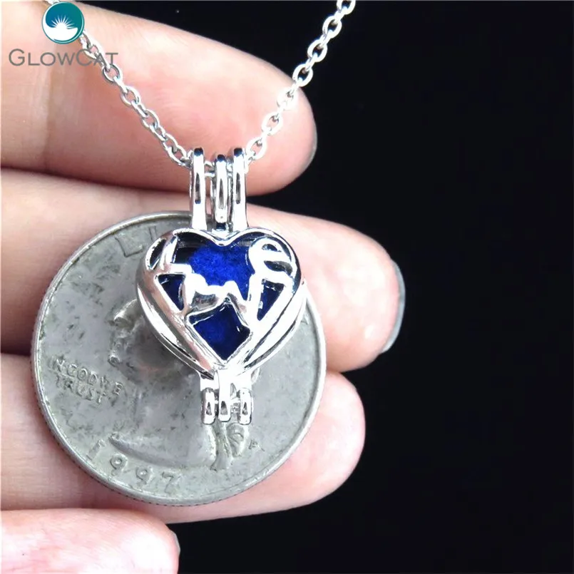 K302 женский серебряный медальон в виде устриц клетка с надписью Love сердечком