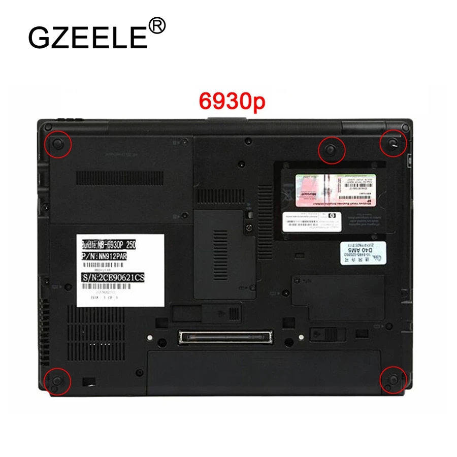 Новые 5 шт. резиновых ножек для ноутбука HP Elitebook 6930p 8440p 8440w 8540p 8540w 8730W 8740W серии ДНО.