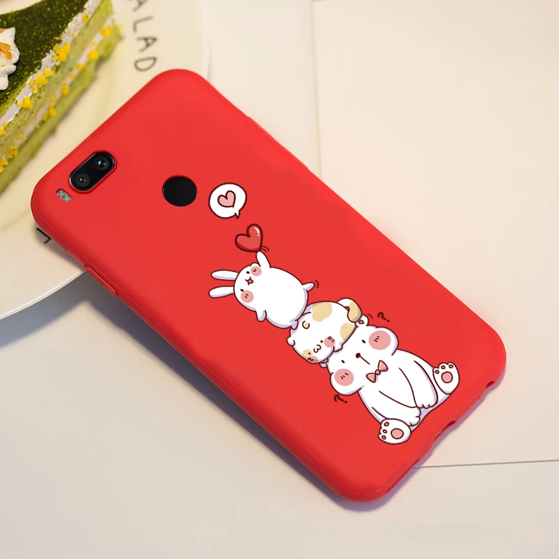 Слишком грязеотталкивающий чехол для Xiaomi Mi A1 5X Силиконовая задняя крышка ультра