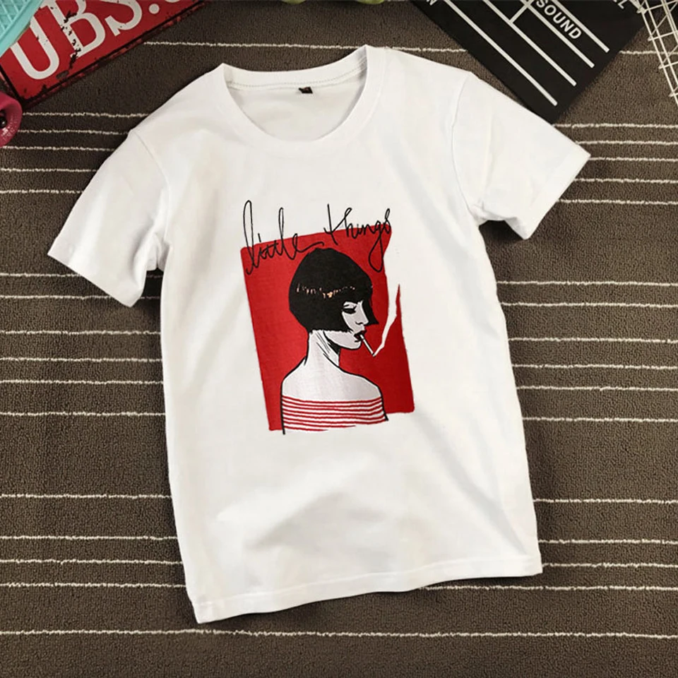 Shinybling Матильда Леон Профессиональный Лето Корея Ulzzang Harajuku футболка для Для