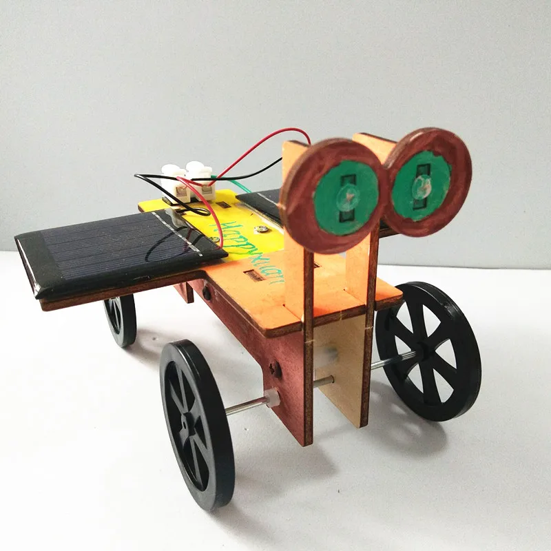 Happyxuan DIY эксперимент на солнечной батарее автомобиль в комплекте научный