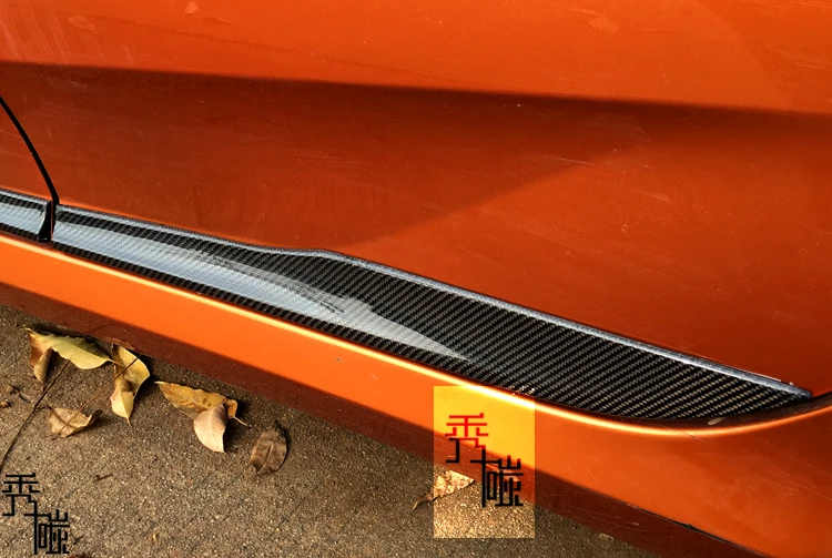 Подходит для HONDA for CIVIC 10 gen украшение из углеродного волокна дверная