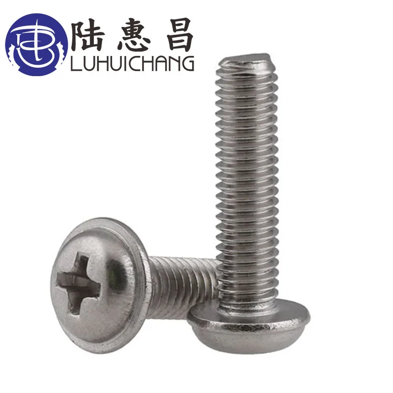 Luchang 20 шт. M2 M2.5 M3 M4 нержавеющая сталь Phillips круглая шайба головка машина винт чехол прецизионный компьютер винт для материнской платы