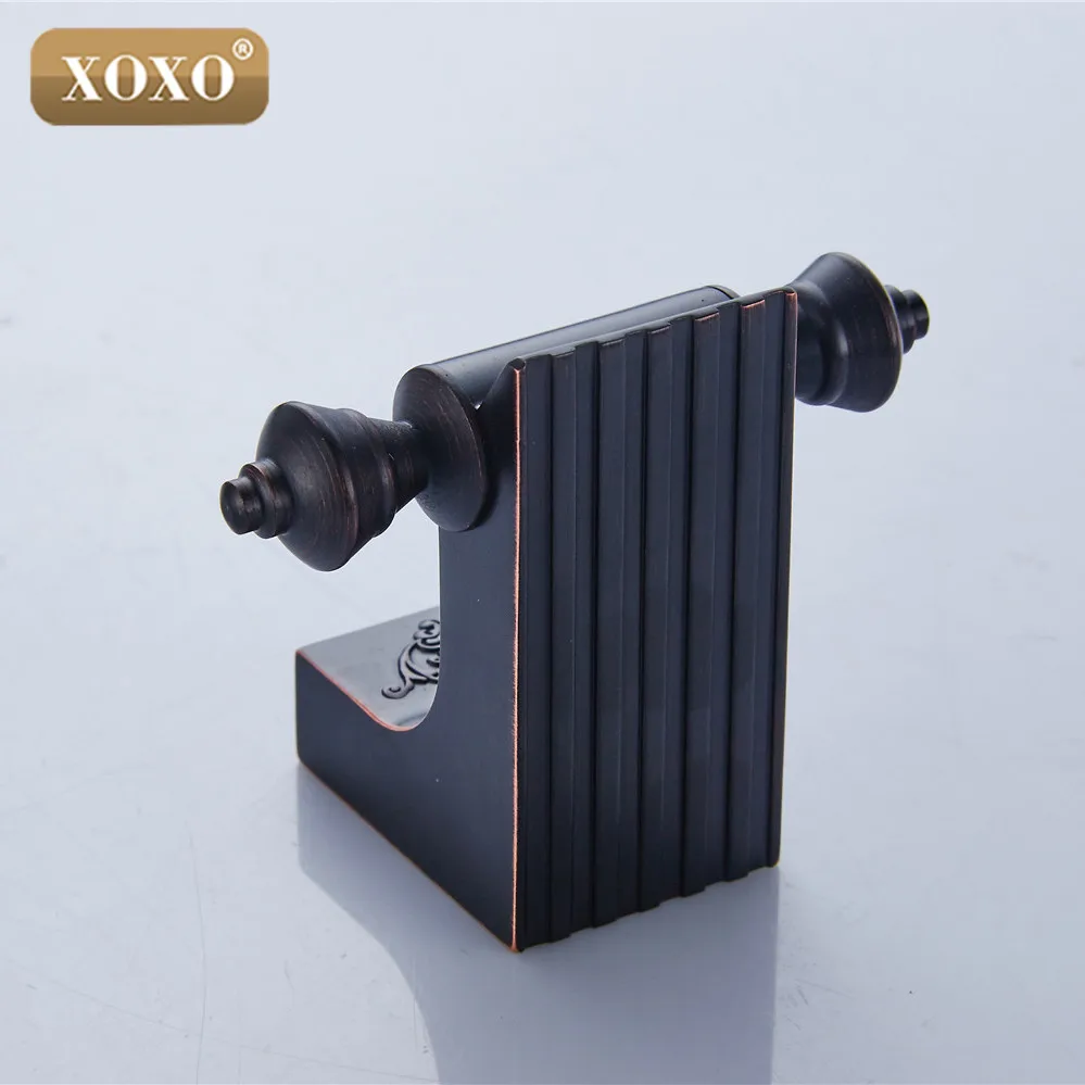 XOXO крючок для халата одежды латунная конструкция античная Черная отделка банное