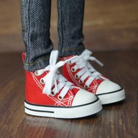 bjd shoes red sneakers canvas sports flats for 14 17 44cm 13 16 msd sd yosd dk dz aod dd doll free shipping