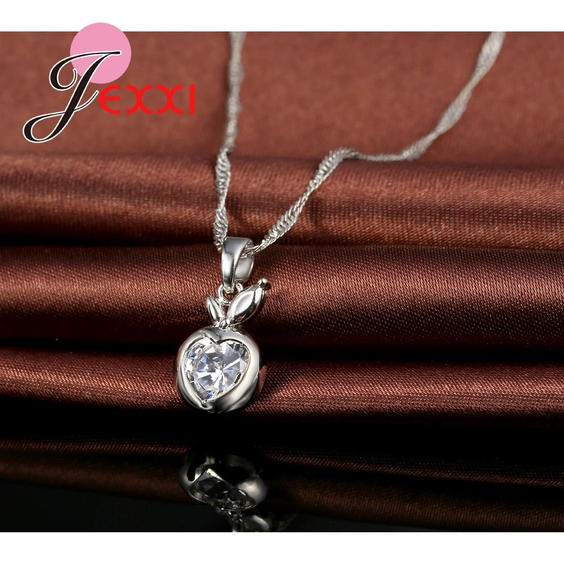 Женский комплект из колье и серёг серебра 925 пробы|accessories hyundai|necklace colorsnecklace flag |