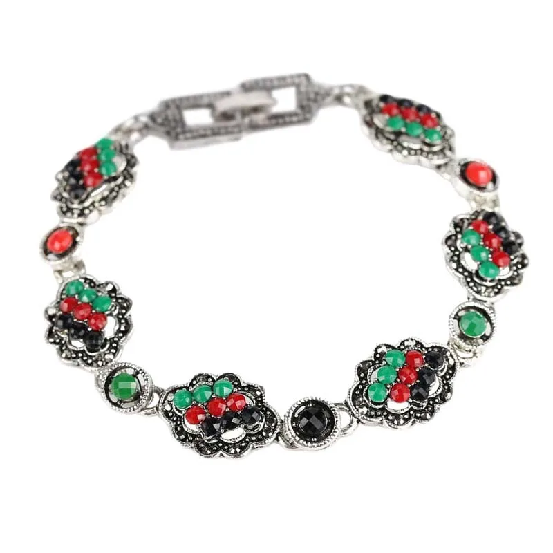 Индийские модные украшения посеребренные браслеты из серии для женщин 5 секунд