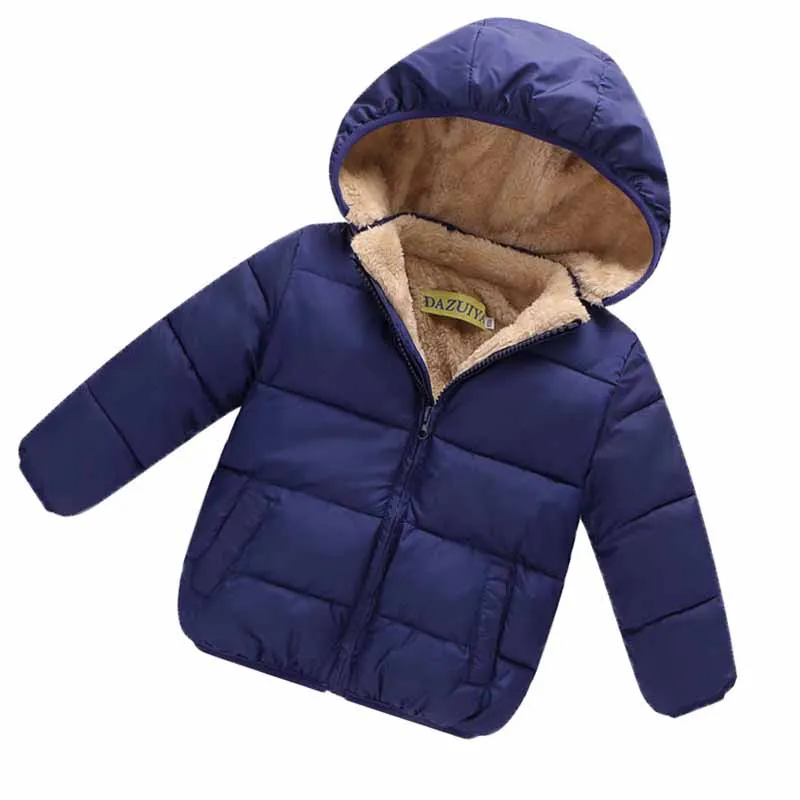 Зимние парки для мальчиков пальто детей повседневные хлопковые бархатные