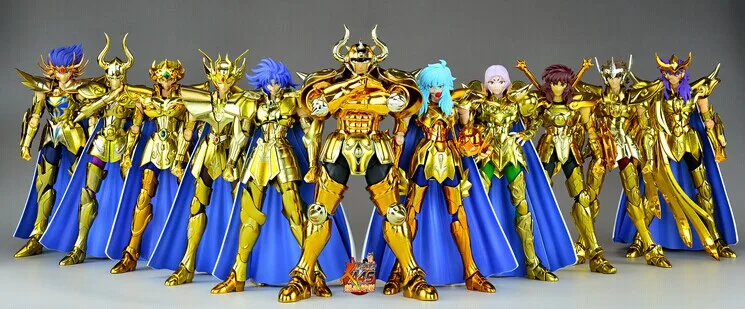 Поклонников модели mc металла клуб/S храм модель из Броня Золото Saint Seiya Близнецы