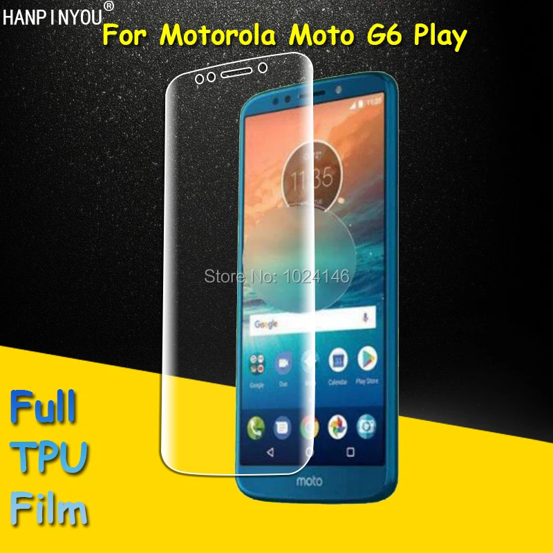 Прозрачная мягкая защитная пленка из ТПУ для Motorola Moto G6 Play G6play 5 7 дюйма не