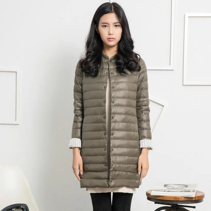 Женская парка Rihschpiece Длинная тонкая большого размера на зиму 2018|women parka|womens parka