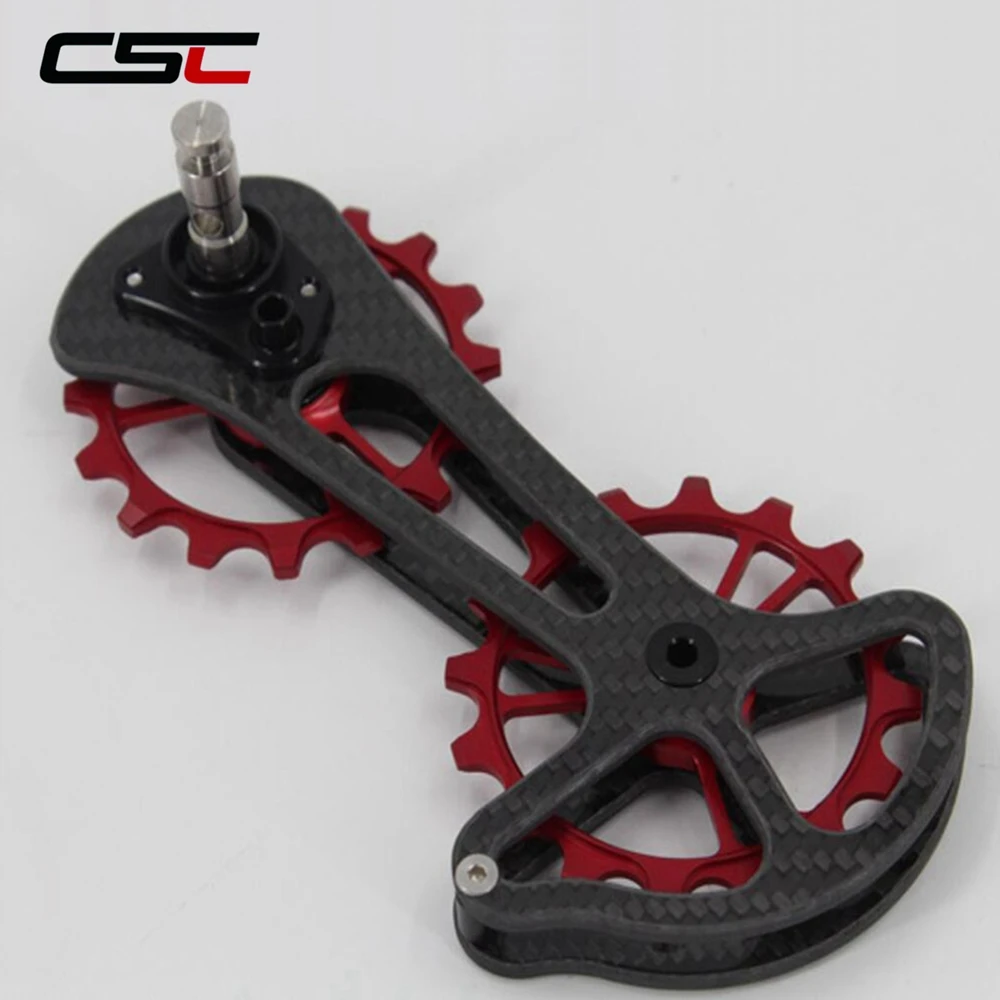 Карбоновый керамический подшипник колесо жокейного диска велосипедная дорога 16T