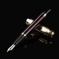 dika wen metal clip calligraphy pen medium nib fountain pen caneta 0 5mm fine tip writing ink pen office pens gifts