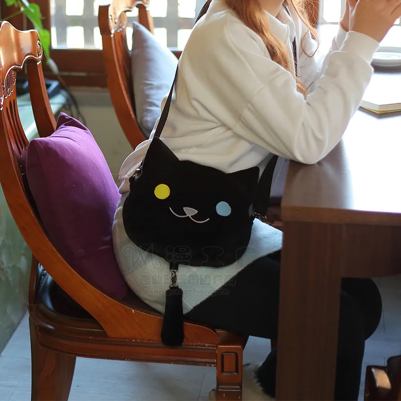 Neko Atsume плюшевая сумка аниме милая Кошка Косплей кукла модная мультяшная на плечо