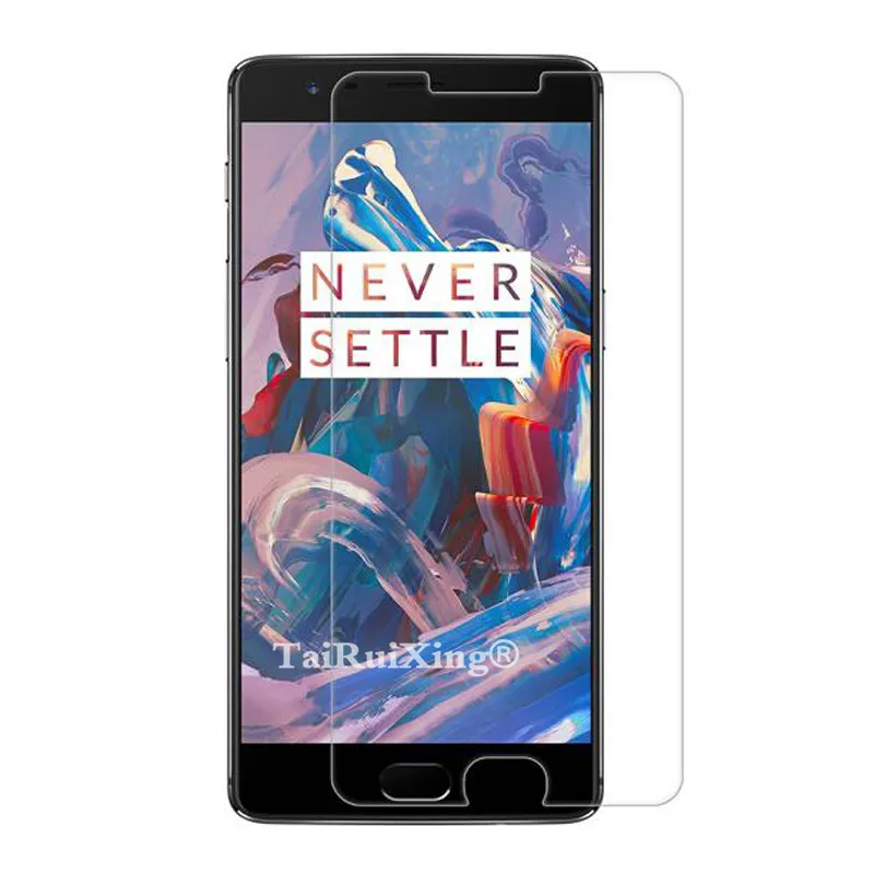 Закаленное Стекло для One Plus 3 т Экран протектор 2.5D 0.26 мм 9 H Защитная пленка oneplus