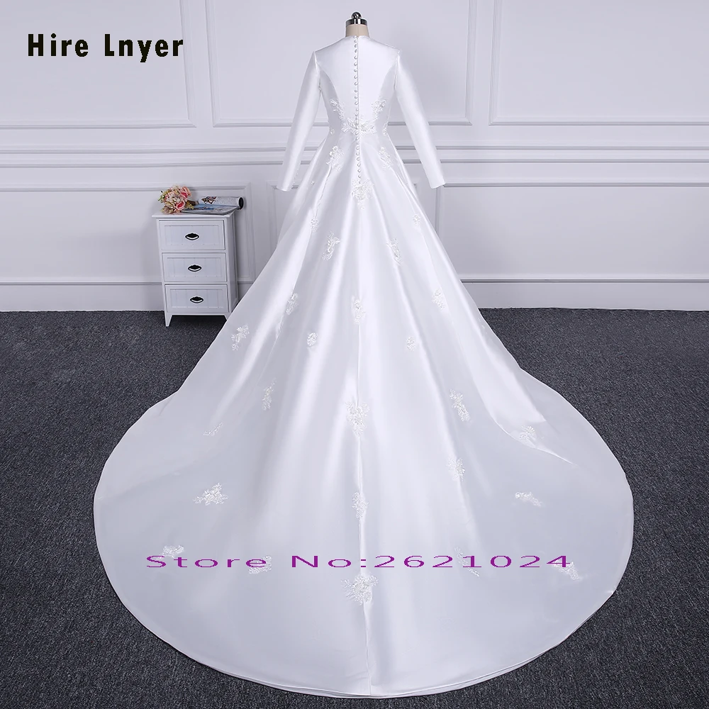 NAJOWPJG 100% новые фотографии с длинным рукавом Китай Свадебные платья Vestido De Noiva