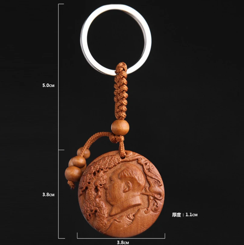 3 шт. 3D Lucky Вырезка деревянная подвеска брелок зла защищает | Украшения и