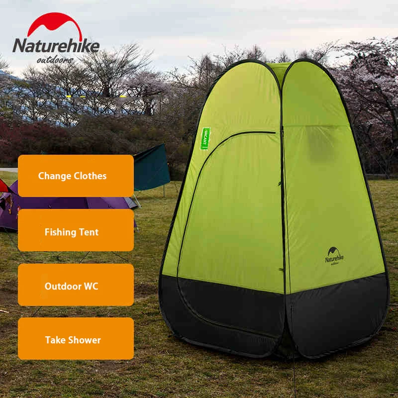 Naturehike Outdoor Tent Portable Dressing Changing Toilet Auto Open wterproof Tents For Camping Beach Shower lightweight | Спорт и
