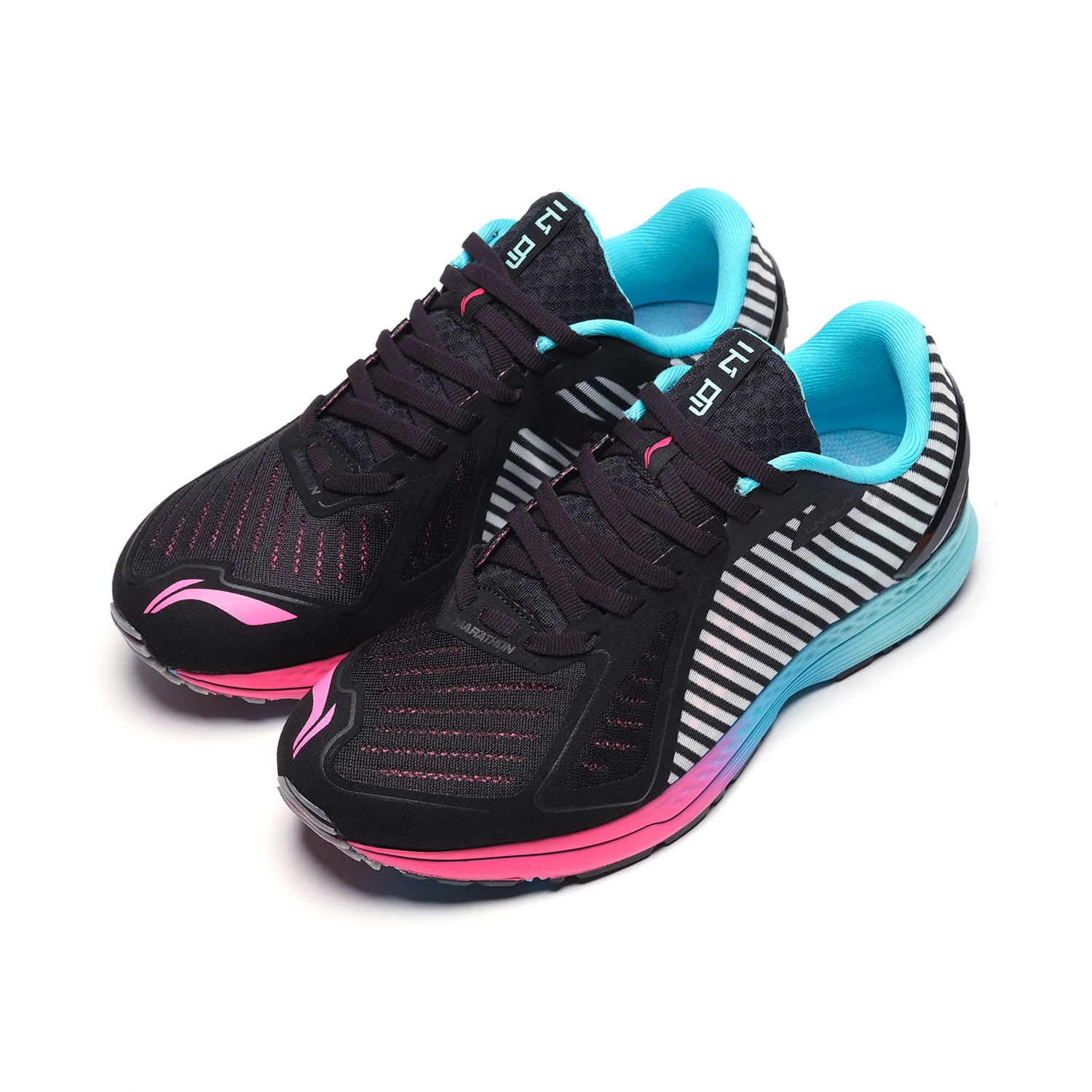 LI Ning/Женская обувь средней высоты для гонок профессиональная бега Легкие дышащие
