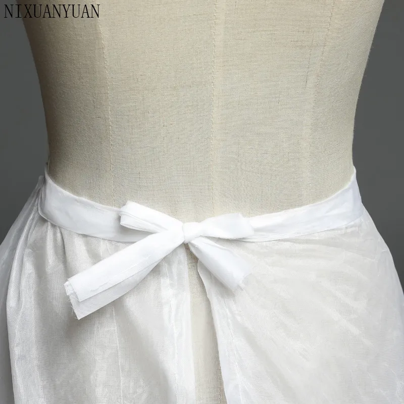 Womens Bridal 3 Hoops Maxi-Length Petticoat Drawstring Waistband Multi-Layer Ball Gown Wedding Dress Bustle Crinoline Underskirt | Свадьбы и